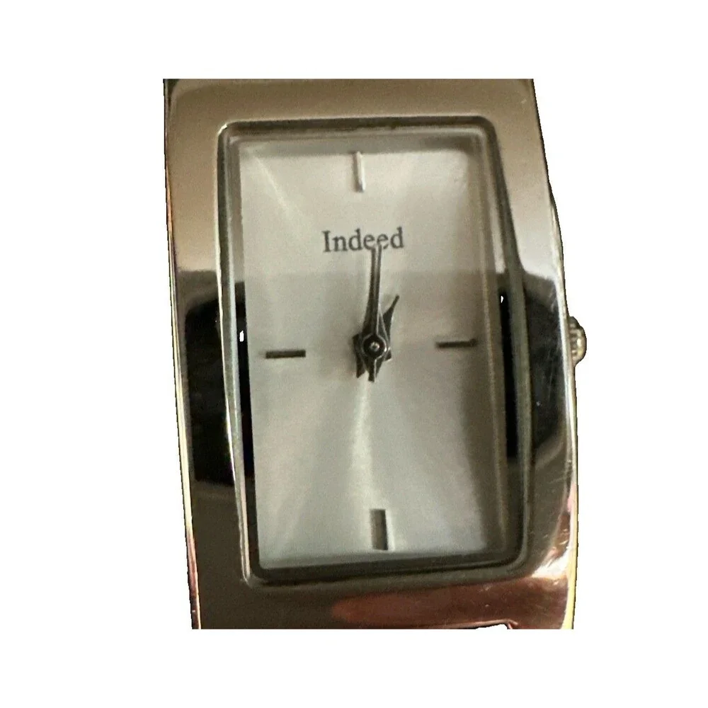 INDEED Ladies Art Deco Watch 3 Genuine Leather Interchangeable Bands Japan Mvmt